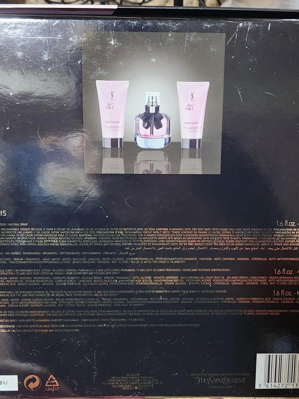 Yves Saint Laurent Mon Paris Fragrance Gift Set - Pink & Black - Picture 6 of 8
